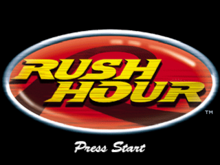 Rush Hour title screen for Playstation